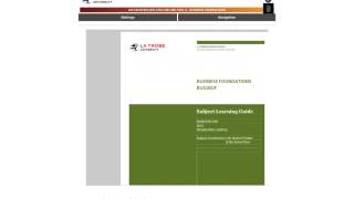 Viewing a PDF in the La Trobe LMS