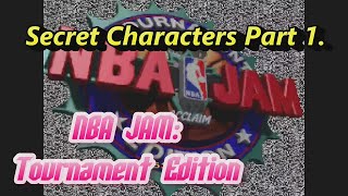 NBA JAM T.E. (Snes) Secret Characters Part 1.