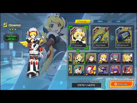 [Rockman X Dive] Candies in Halloween with Mega Man Volnutt and PvP Iron Maiden Onegai
