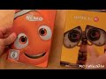 REUPLOAD Disney Wall E Finding Nemo Ratatouille Bugs Life DVD Steelbook Unboxing Review