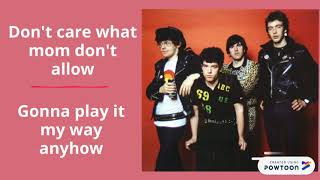 Stiff Little Fingers - Kicking Up A Racket (Lyrics)