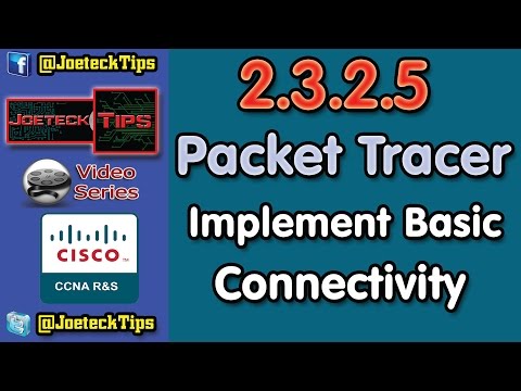 CCNA RS1 2.3.2.5 Implement Basic Connectivity - (Talking in English) - Verbose