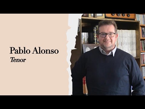 Pablo Alonso Gallardo, tenor del Coro Nacional de España