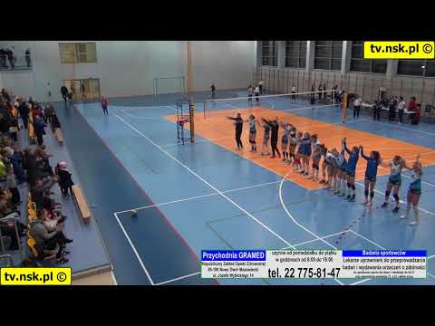 tv.nsk.pl 2018-11-23 Siatkówka PP: NOSiR Nowy Dwór Maz. - Sparta Warszawa 3:0 podziękowanie