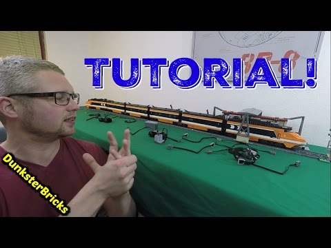 Tutorial!  Adding Lights and Motors to LEGO Horizon Express, set 10233!