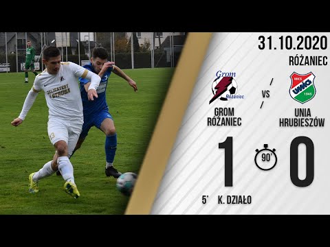 Skrót meczu Grom Różaniec - Unia Hrubieszów 1:0  31.10.2020