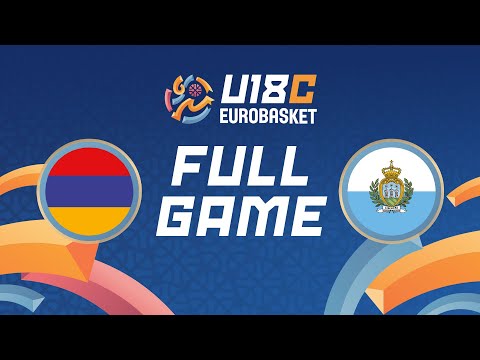 Group Phase | Armenia v San Marino | Full Basketball Game | FIBA U18 EuroBasket 2025 Division C
