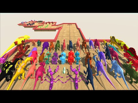 New Colored Animals Championship - Animal Revolt Battle Simulator