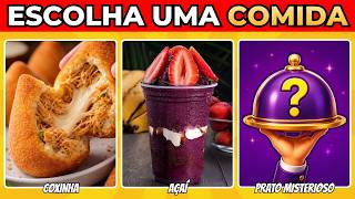 O Que Você Prefere? 🤔 + Prato Misterioso 🍕🎁 | Jogo das Escolhas | Detona Quiz