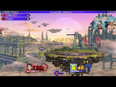No Moore Johns 47 LF: Lorenzo (Bayonetta) vs ESAM (Pikachu)
