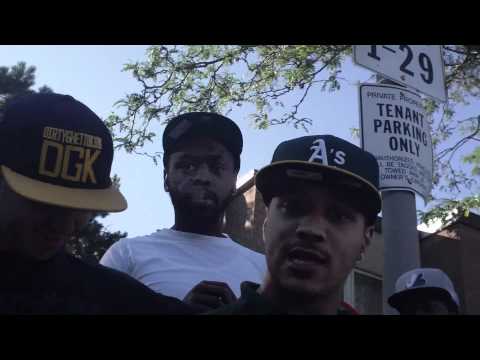 Jesse James freestyling with fam on Spade TV (at Jesse James video shoot)