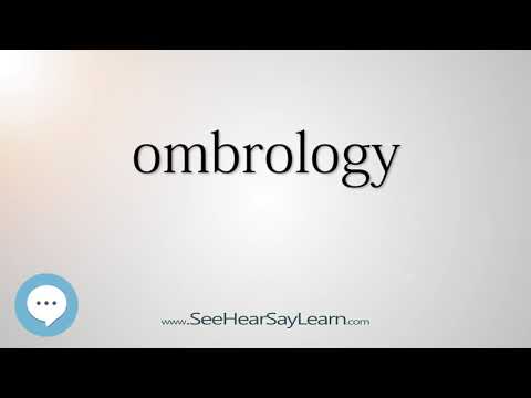 ombrology - Smart & Obscure English Words Defined 👁️🔊🗣🧠✅