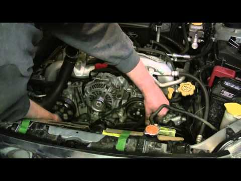 Free Gates stretch belt removal and replacement Eg. Subaru A/C belt