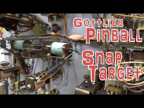 Gottlieb's "Snap Target" Invention - Complex Schematic Repair Of A 1966 Mayfair Pinball Machine