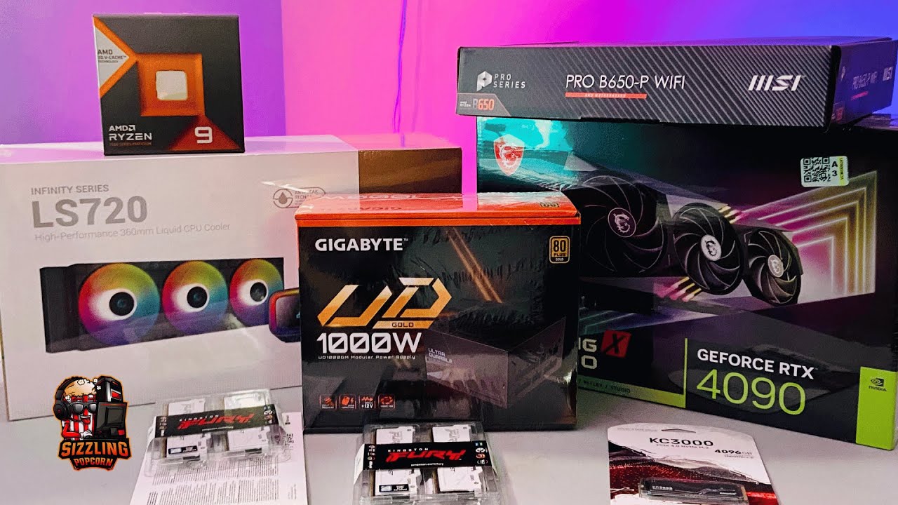 Live PC Building New RTX 4090 PC Build For MSFS Videos & Streams