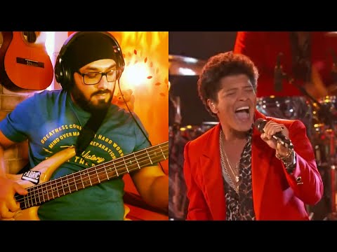 Bruno Mars Treasure..(Bass cover) by JOMI..