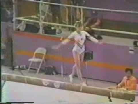 Mihaela Stanulet 1984 Olympics Optionals Beam