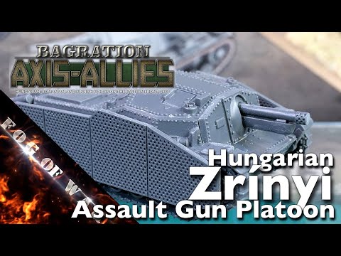 Review | BF Zrinyi Assault Gun Platoon 15mm (1/100) | Axis Allies - Flames of War