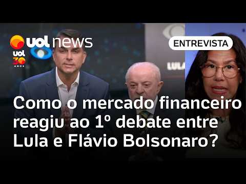 Debate na Band: Como o mercado financeiro reagiu ao 1º embate entre Lula e Flávio Bolsonaro?