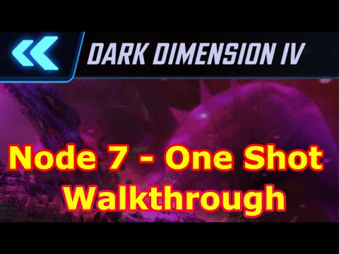 Dark Dimension 4 - Node 7 One Shot | DD4 Node 7 One Shot| Walkthrough | - Marvel Strike Force - FTP