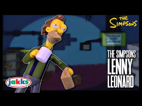 Jakks Pacific The Simpsons Wave 3 Lenny 5" Figure Review |  @TheReviewSpot