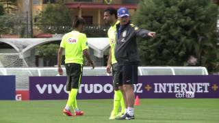 Acompanhe o treinamento da manhã da Seleção desta quinta