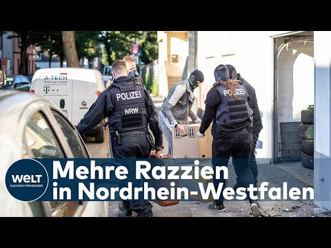 RAZZIEN GEGEN CLANKRIMINALITÄT: Vier Männer nach Durchsuchungen festgenommen