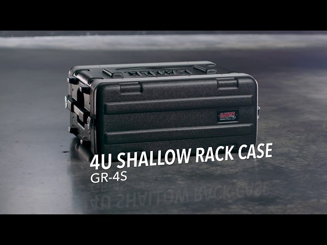 Vídeo relacionado con Gator Cases Rack Moldeado Liviano 4U con Pestillos Resistentes; 14.25" de Profundidad (GR-4S)