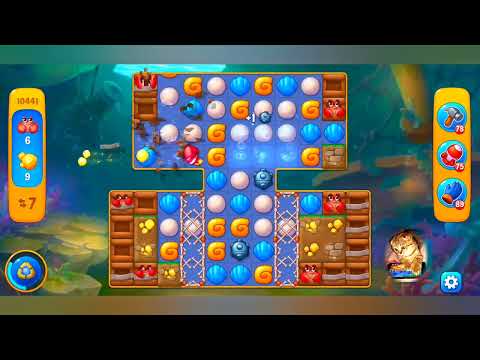 Fishdom, 10441 level,no Booster - 10441 уровень, прохождение без бустеров.