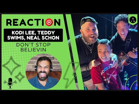 Kodi Lee, Teddy Swims, Neal Schon m/v "Don't Stop Believin'" | AGT 2022 by Journey | REACTION