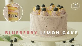 상큼 톡톡!🍋 블루베리 레몬 케이크 만들기 : Blueberry Lemon Cake Recipe - Cooking tree 쿠킹트리*Cooking ASMR
