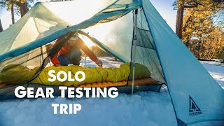 Backpacking ASMR: Silent Hiking on the Arizona Trail in Winter