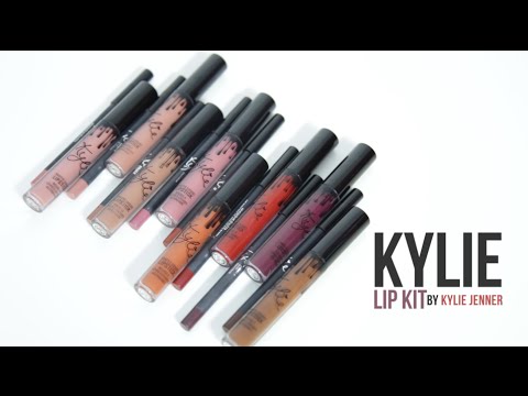 KYLIE LIP KIT SWATCHES & REVIEW (BAHASA INDONESIA) | FD Swatch Sister