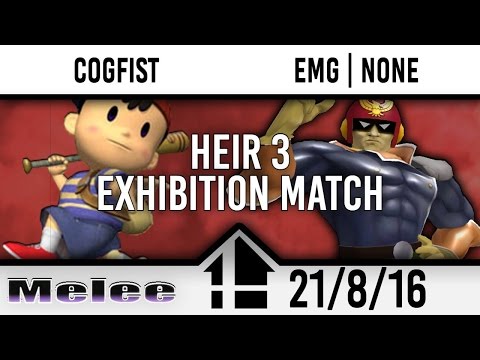 Heir 3 Exhibition - Cogfist (Ness) vs EMG | n0ne (Falcon, Ganon)