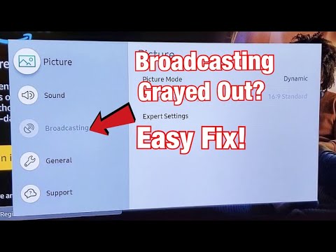 Broadcasting Grayed Out on Samsung Smart TV? Easy Fix