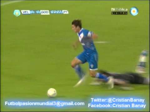 Velez 2 Godoy Cruz 1 (Relato Jose Goncalvez) Torneo Inicial 2012 Los goles (9/11/2012)