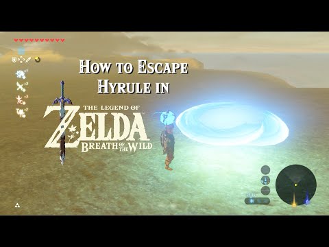 How to EASILY Escape Hyrule in the Legend of Zelda Breath of the Wild (Glitch Tutorial)!