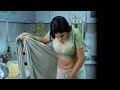 Actress Poorna Deep Navel Show In Saree