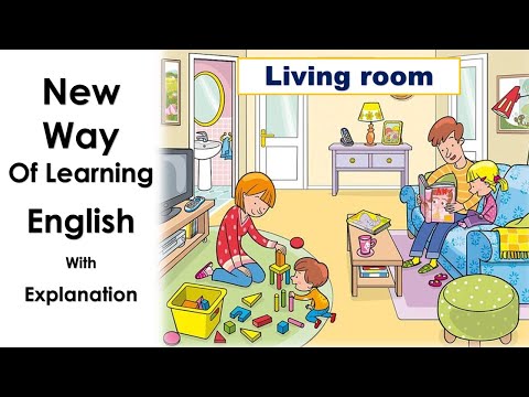 Living room | New Way Of Learning English | Picture Description | Learn English