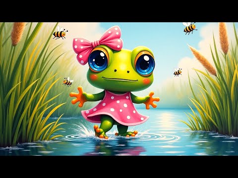 Broscuța Lina: Oac Oac Oac 🐸 Dansează pe lac – Ep. 1 Cantec educativ animat pentru copii | Cip-Cirip