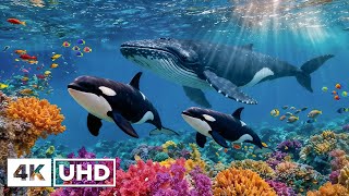 AKVARYUM 4K (ULTRA HD) - Derin Uyku İçin Güzel Balıkların Yüzdüğü ve R