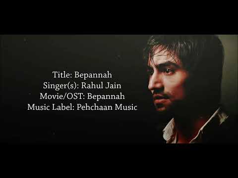 Bepannah (Full) (Male Version) - Rahul Jain - Colors Tv - Lyrical Video With Translation