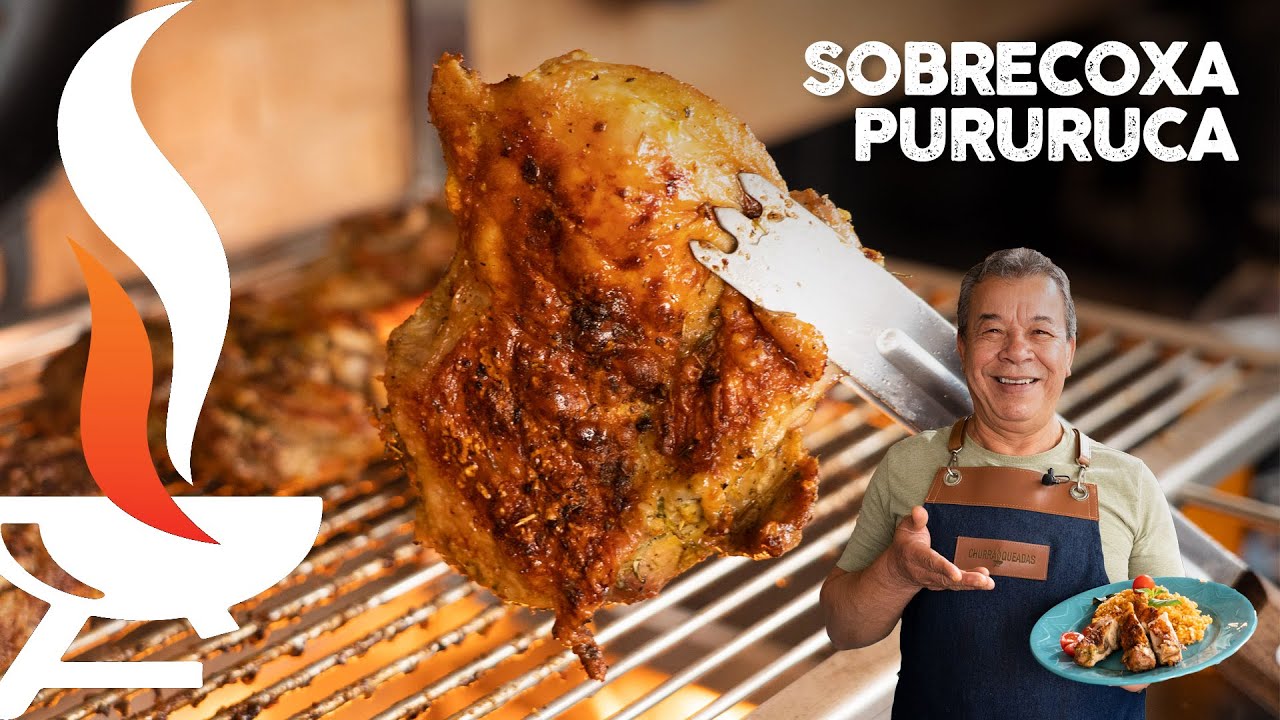 Sobrecoxa pururuca arroz tomate