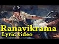 Ranavikrama Title Track Lyric Video Puneeth Rajkumar Adah Sharma V Harikrishna