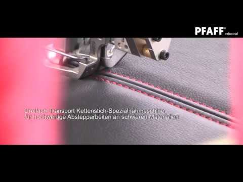 PFAFF 5626 Dreifach-Transport Kettenstich-Spezialnähmaschine DE (HD)