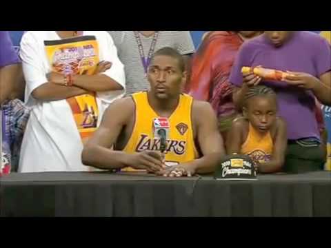 Lakers Ron Artest Post Game-7 Interview 2010 Championship
