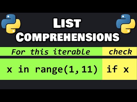 Learn Python list comprehensions 📃