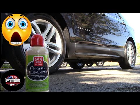 Griot's Garage Ceramic All in One Wax First Use & Water Test! Great Cutting Power for an AIO!