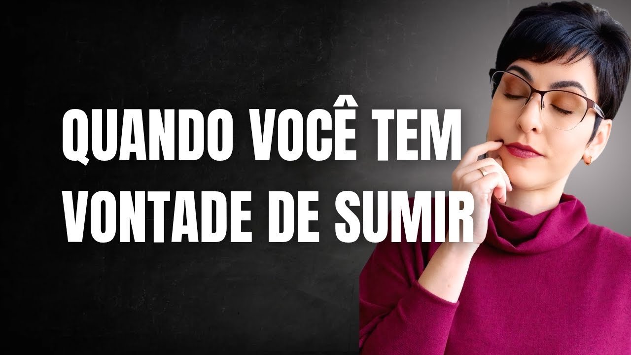 DISAPPEARING IS NOT THE SOLUTION