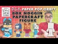 Box Noggin Papercraft Figure